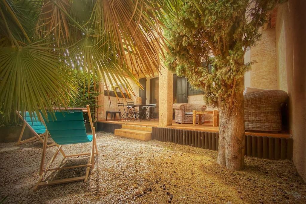 Cocoon'Isle - Jardinet- Jacuzzi Daire LʼIsle-sur-la-Sorgue Dış mekan fotoğraf